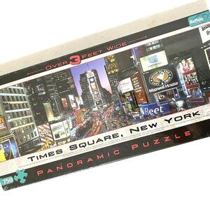 Buffalo Times Square New York Panoramic Puzzle 750 Pieces‎ Big Apple Cityscape